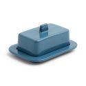 Hay Barro Butter Dish - Dark Blue