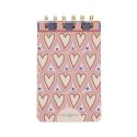 A Dopo Twin Wire Notepad - Hearts