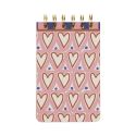 A Dopo Twin Wire Notepad - Hearts