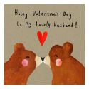 Lovely Husband Valentines Card