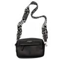 Cocopup Black Bag With Black Leopard Strap