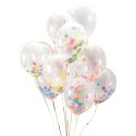 Confetti Party Balloons - 6pc