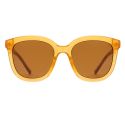 A Kjaerbede Billy Sunglasses - Light Brown Transparent