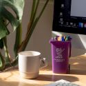 Liverpool Purple Wheelie Bin Desk Tidy