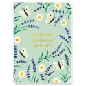 Birthday Wishes Lavender Seed Card