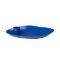 Broste Candle Plate Mie Iron 15cm - Intense Blue