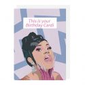 Cardi B Birthday Card