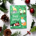 Cats in Jumpers Christmas Card