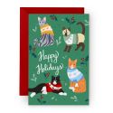 Cats in Jumpers Christmas Card