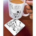 David Shrigley Drunk Again Coaster