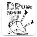 David Shrigley Drunk Again Coaster