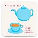 David Shrigley Cup Of Tea Coaster