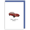 Classic Car Father's Day Card