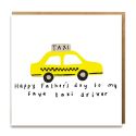 Taxi Father's Day Card