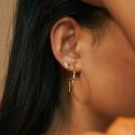 ENAMEL Copenhagen Petite Soleil Earrings - Green