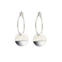 One & Eight Porcelain Silver Dipped Earrings