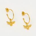 Estella Bartlett Gold Bee Drop Earrings