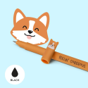 Erasable Corgi Pen (Black)