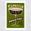 East End Espresso Martini A3 Print