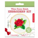Mini Cross Stitch Kit - Rose