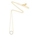 Estella Bartlett Circle CZ Necklace - Gold