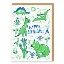 Dino Party Card
