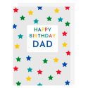 Dad Birthday Stars Card
