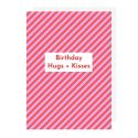 Birthday Hugs & Kisses Card