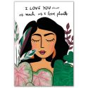 I Love Plants Card