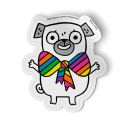 Big Sticker Pride Pug