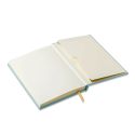 Hardcover Suede Journal - Blue, Arch Dot