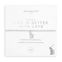 Joma Jewellery A Little Life Is Better With Cats Bracelet