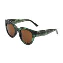 A Kjaerbede Lilly Sunglasses - Green Marble Transparent