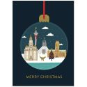 Liverpool Pop-Out Bauble Christmas Card