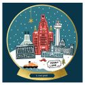 Liverpool Snowglobe Christmas Card