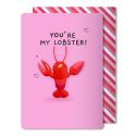 Lobster Magnet Valentines Card