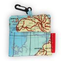 Kikkerland Maps Travel Laundry Bag