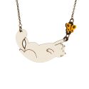 Materia Rica Cat & Butterfly Necklace