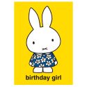 Miffy Birthday Girl Card