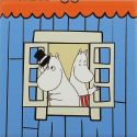 Moomin House Ceramic Coasters Set of 4