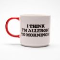Snoopy - Peanuts Allergic To Mornings Mug