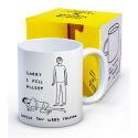 David Shrigley Fell Asleep Talking Mug