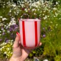 MAEGEN Atina Glass Tumbler - Pink & Red
