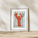Poet & Painter Lobster A3 Print