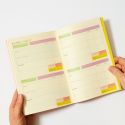 Raspberry Blossom A5 Family Weekly Planner