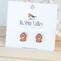 Robin Valley Shih tzu Dog Earrings