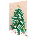 Christmas Conifer Lasercut Christmas Card