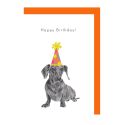 Dachshund Happy Birthday Card