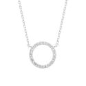 Estella Bartlett Circle CZ Necklace - Silver