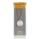 One & Eight Porcelain Gold Mist Necklace